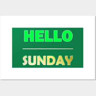 Hello Sunday Posters and Art